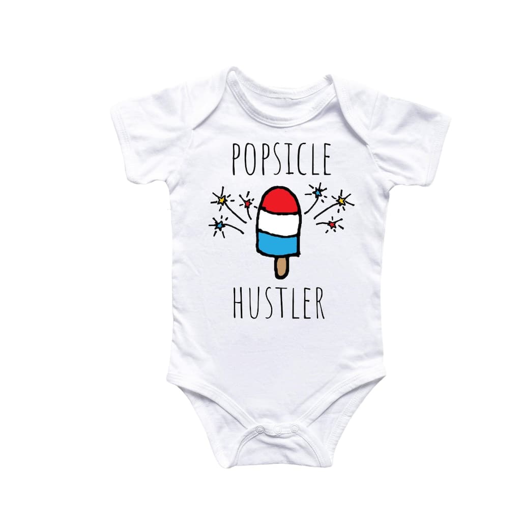 Patriotic July 4th American - Baby Boy Girl Clothes Infant Bodysuit Funny Cute Newborn 6