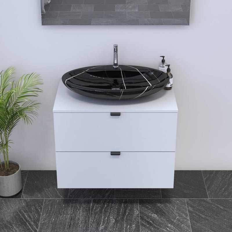Ines 2S 80 Floating Bathroom Vanity (32" Width)