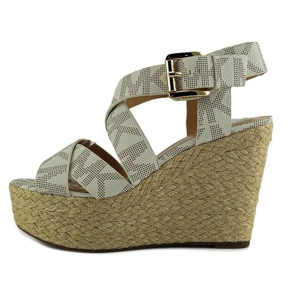 MICHAEL Michael Kors Womens Celia Open Toe Casual Espadrille Sandals