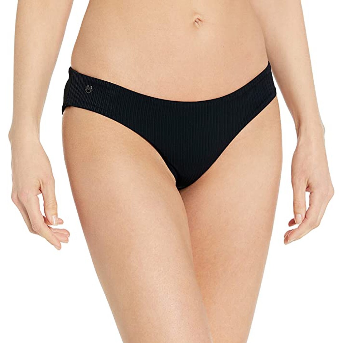 Maaji Sublime Reversible Signature Cut Bikini Bottom, Artemis Black Rib, X-Large