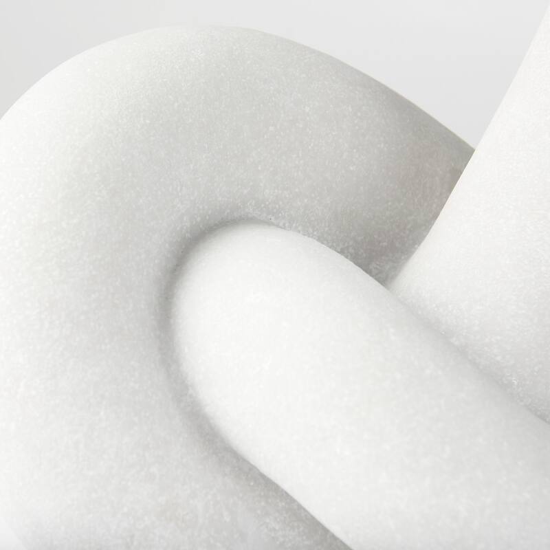Otto Granite Resin Large Knot Sculpture Decorative Object