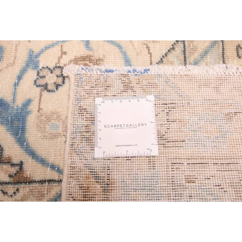 ECARPETGALLERY Hand-knotted Antalya Vintage Beige Wool Rug - 9'8 x 12'10