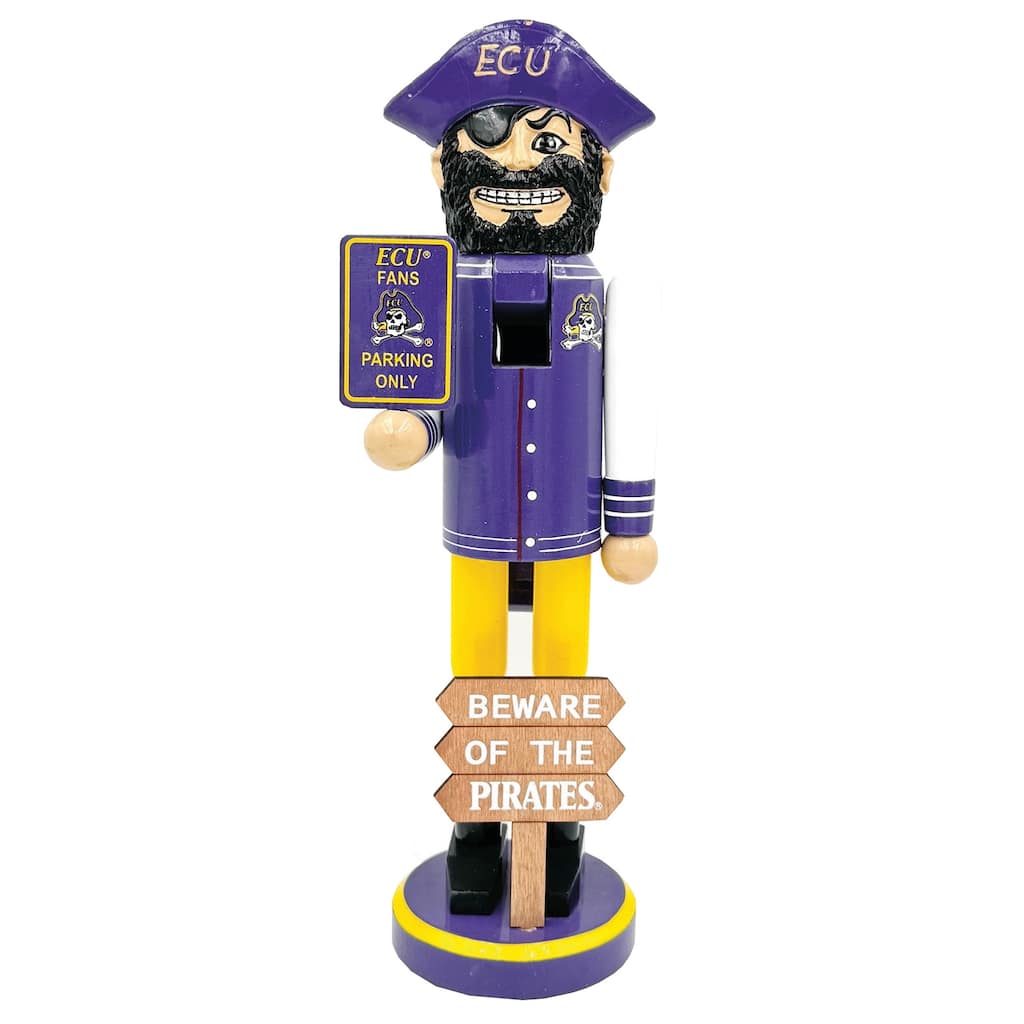 12" ECU Beware of the Pirates Nutcracker