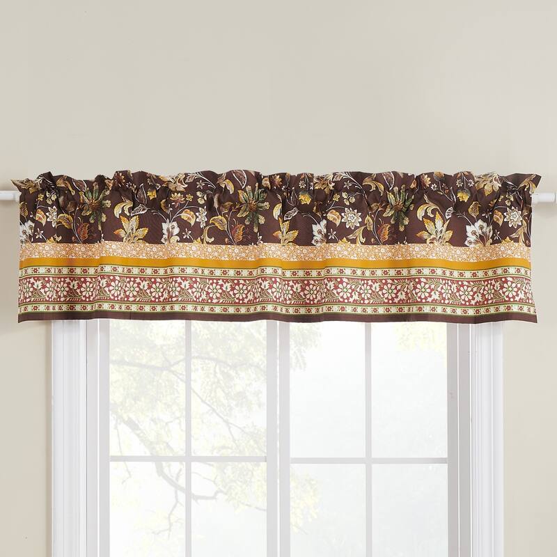 Barefoot Bungalow Audrey Bordered Valance
