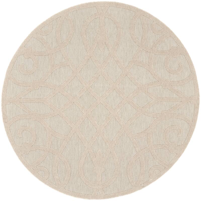 Nourison Palamos Geometric Scroll Indoor Outdoor Area Rug