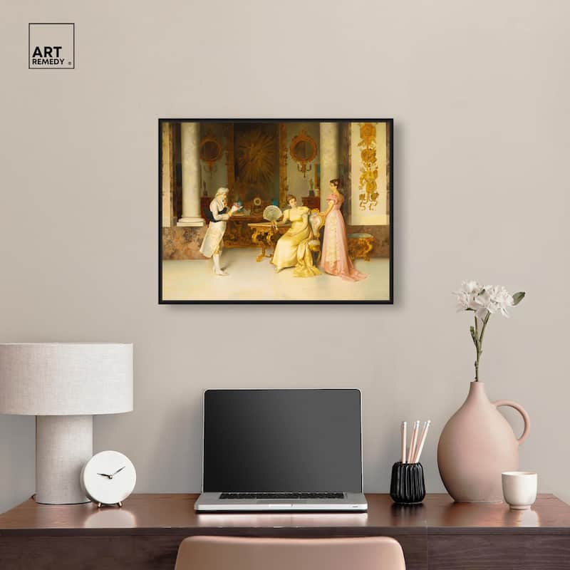 Bashful Suitor Canvas by Art Remedy