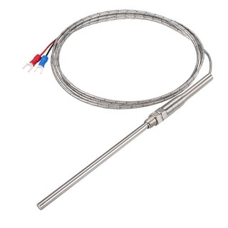 K Type Thermocouple Spring Type Temperature Sensor Probe 2 M Cable ...