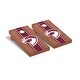 preview thumbnail 1 of 3, Fairmont State FSU Fighting Falcons Cornhole Board Set - Rosewood Stained Striped Wooden