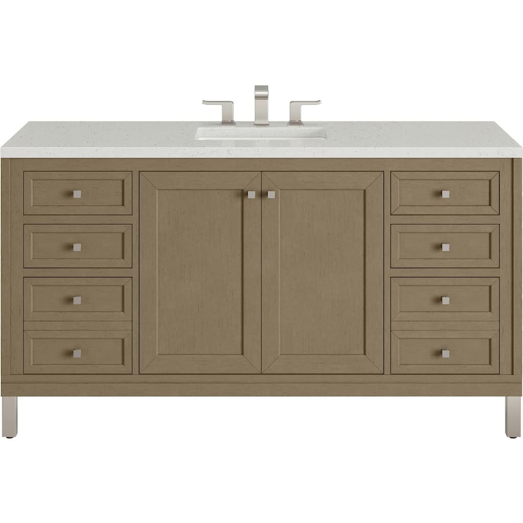 James Martin Vanities 503-V60S-3LDL Chicago 60" Free Standing Single