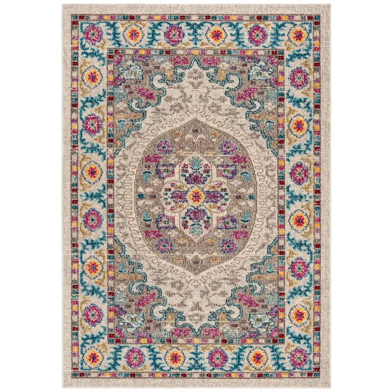 SAFAVIEH Madison Lidia Vintage Boho Oriental Medallion Rug