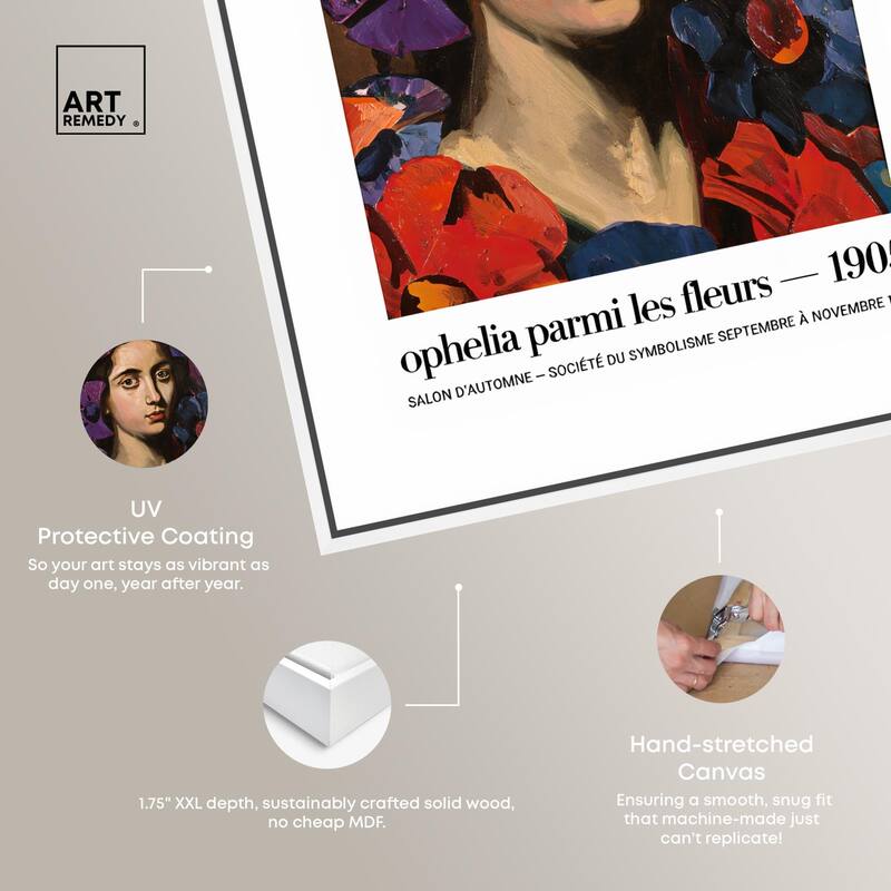 Vision of Ophelia Canvas by Art Remedy