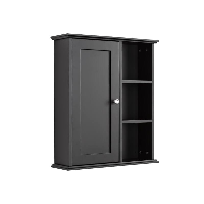 Bathroom Wall Cabinet with Soft-Closing Hinges, MDF Construction, and Versatile Storage for Home or Office Use