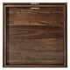 preview thumbnail 39 of 76, KINWELL Square Black Walnut Wood Serving Tray Ottoman Tray with Handles