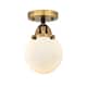 Option Black Antique Brass / Matte White