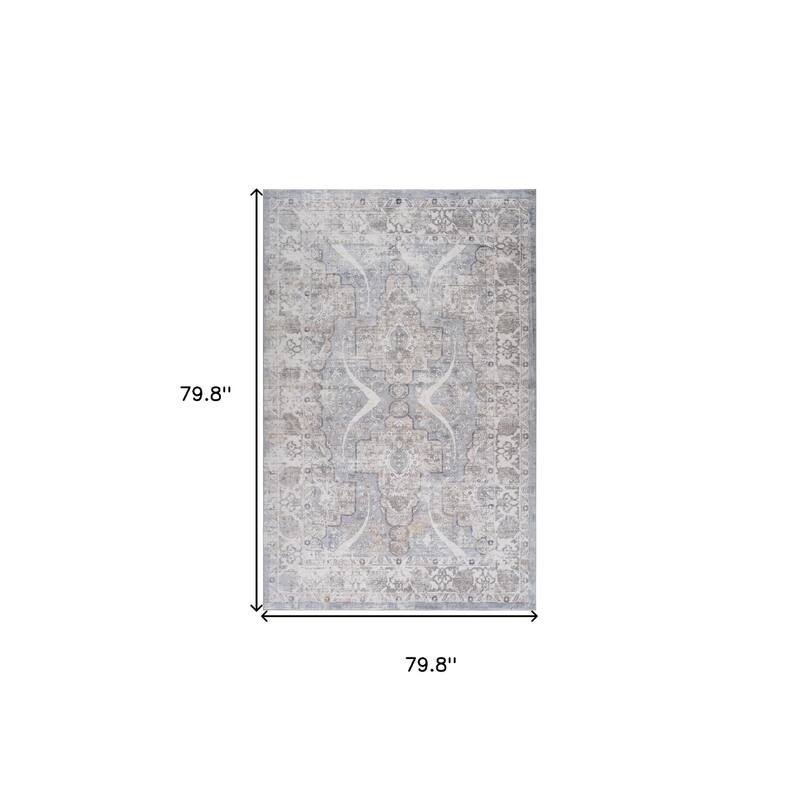 Bihov Distressed Abstract Modern Stain Resistant Durable Area Rug By HomeRoots