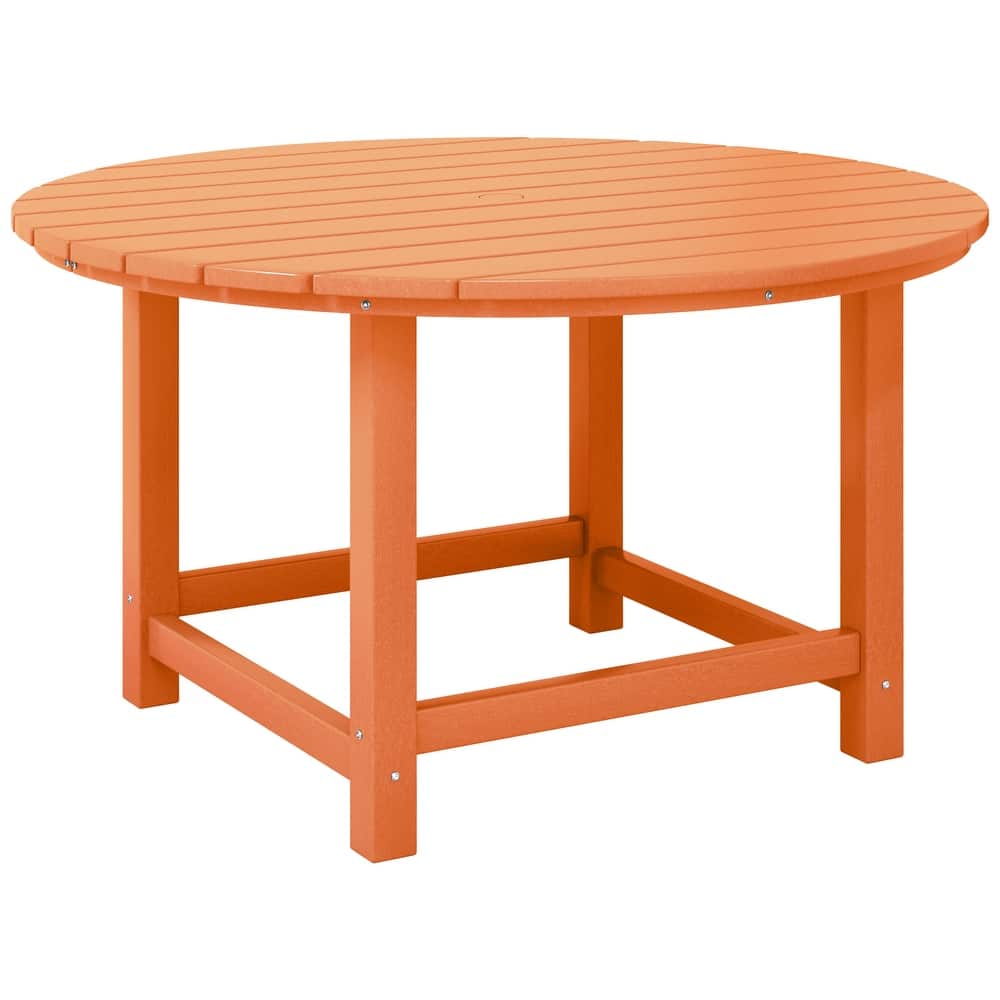 Laguna Kids Outdoor 38" Round Poly Dining Table for Children
