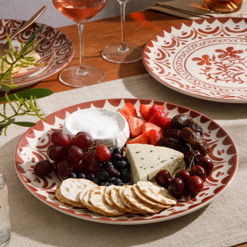 Bloomhouse - 2-Time Oprah's Favorite Things Valencia Flor 2 Piece 13" Serving Platter Set