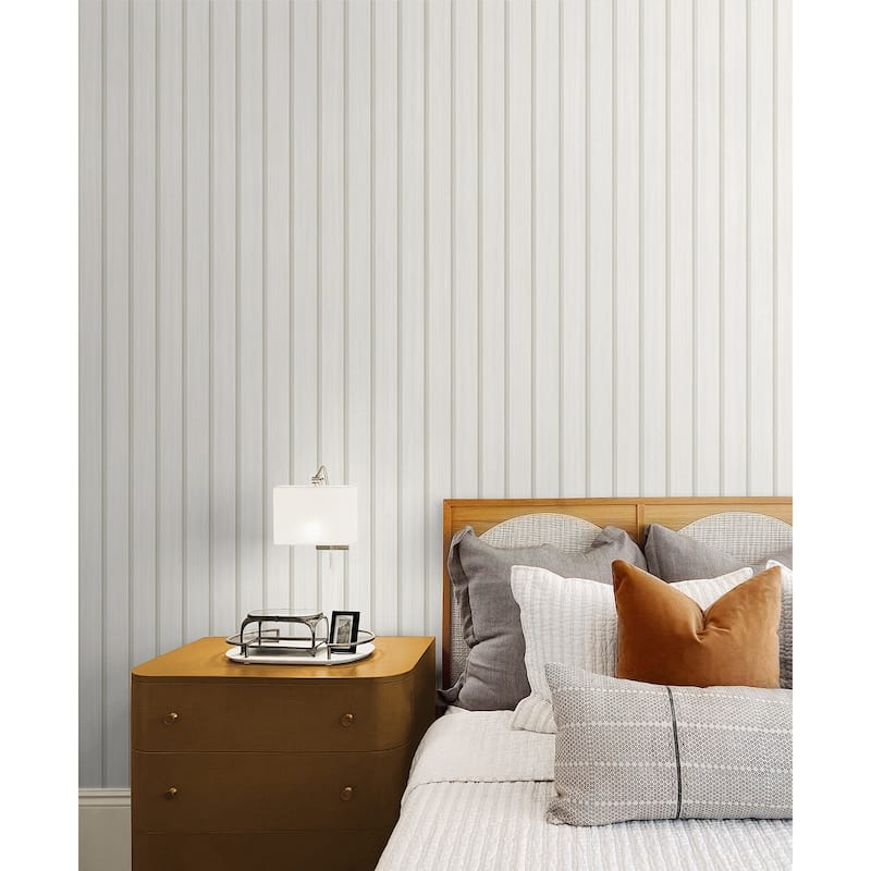 Stacy Garcia Home Faux Wooden Slats Peel and Stick Wallpaper