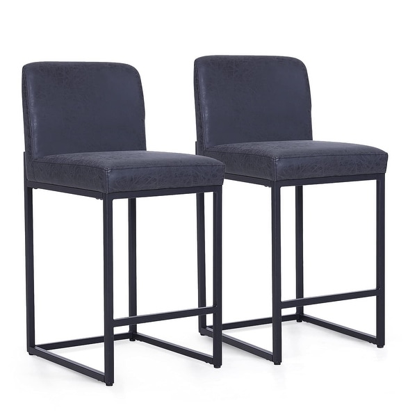 White and clearance blue bar stools
