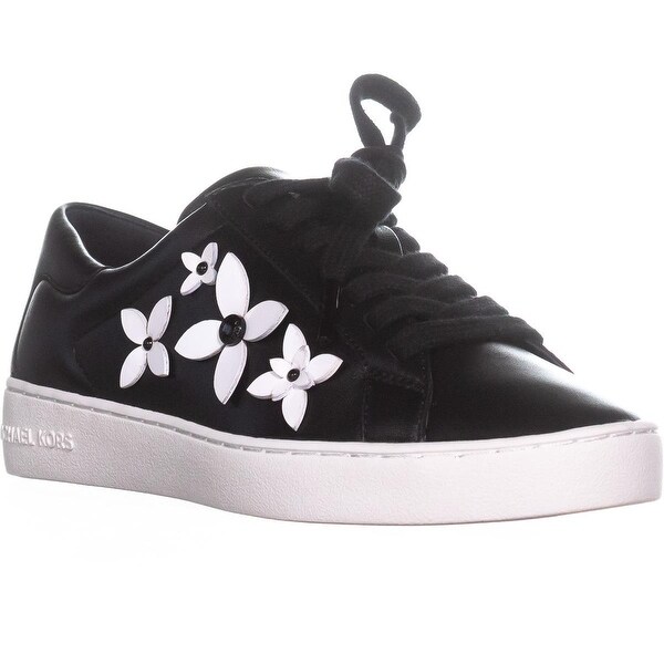 michael kors sneakers black and white