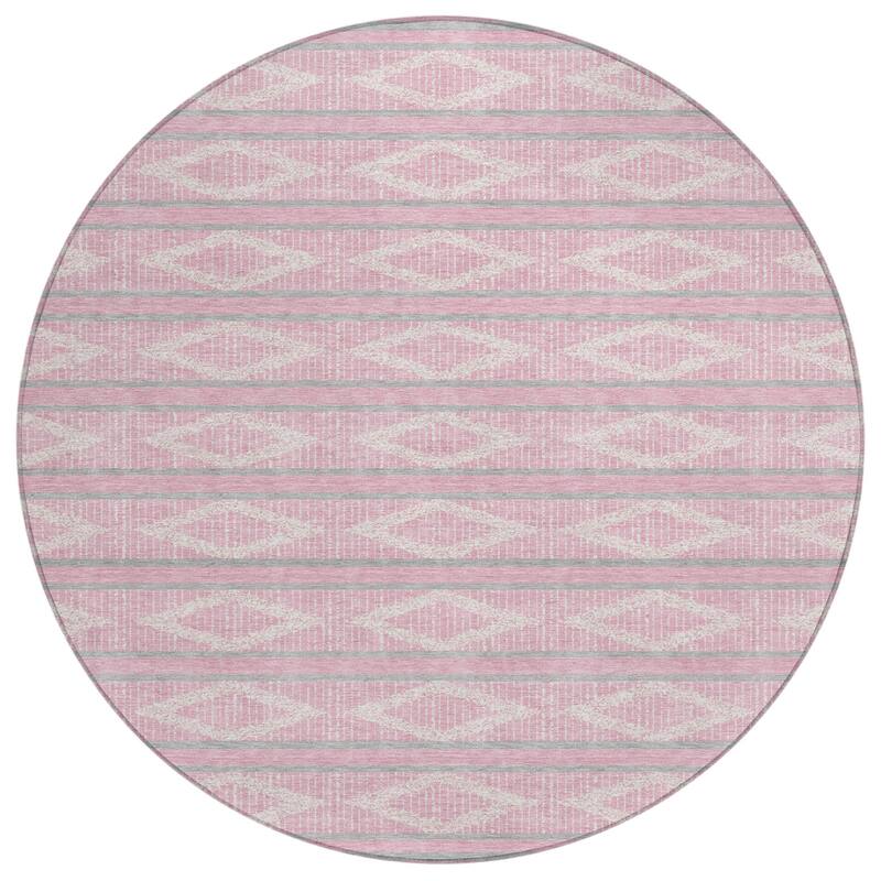 HomeRoots Geometric Transitional Rectangle Outdoor Rug