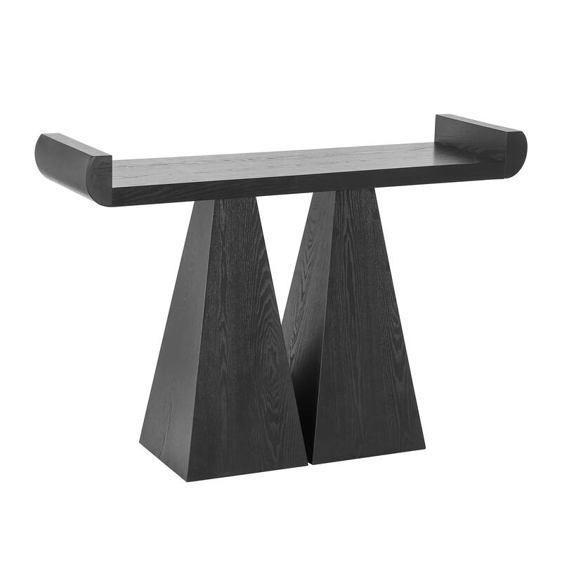 Christopher Knight Home - Arclume Modern Sculptural Base Console Table with Narrow Design