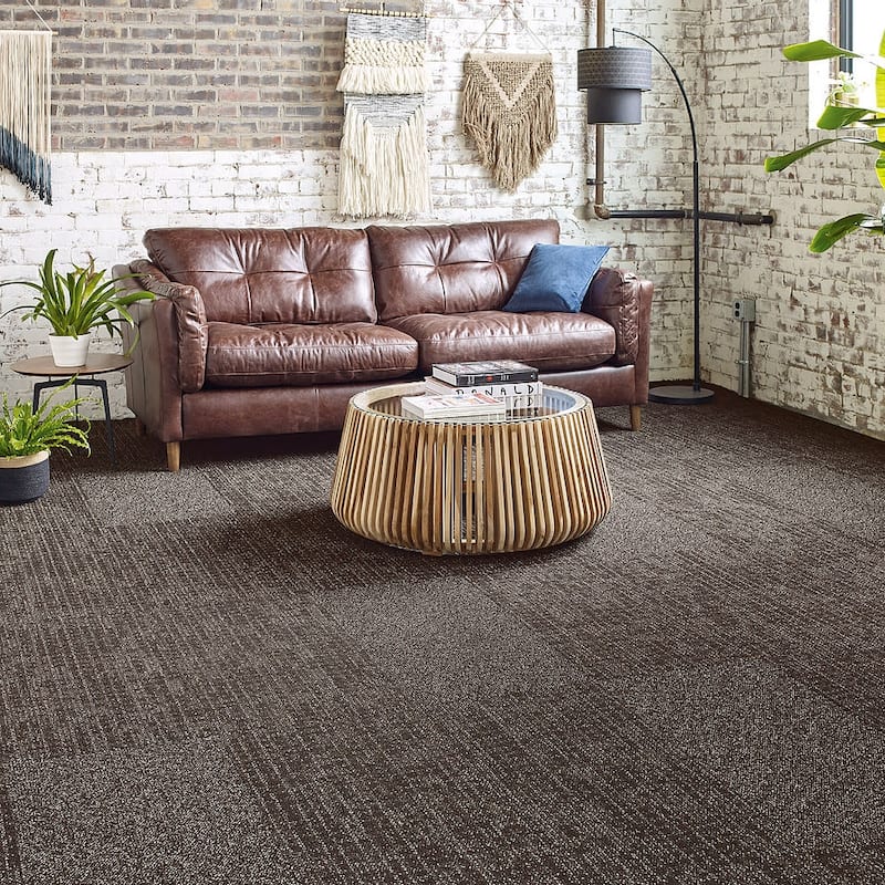 Shaw Philadelphia Commercial Weave It 18" x 36" Glue Down Carpet Tile