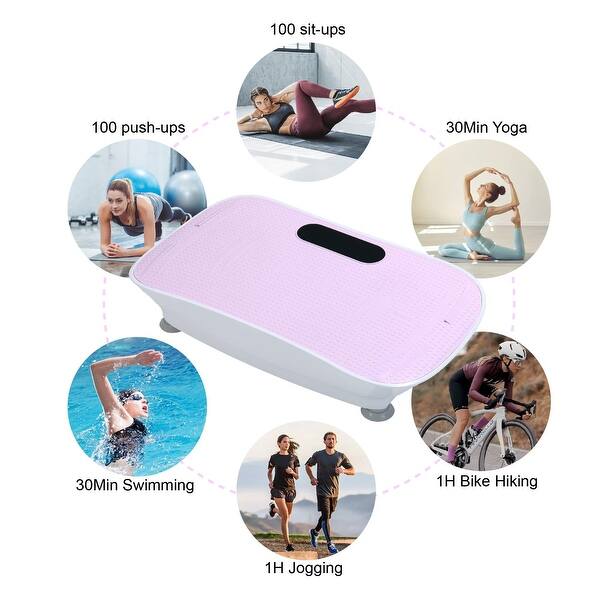 Silent Vibration Platform Crazy Fitness Massage 10-Frequency - Bed Bath &  Beyond - 42471370