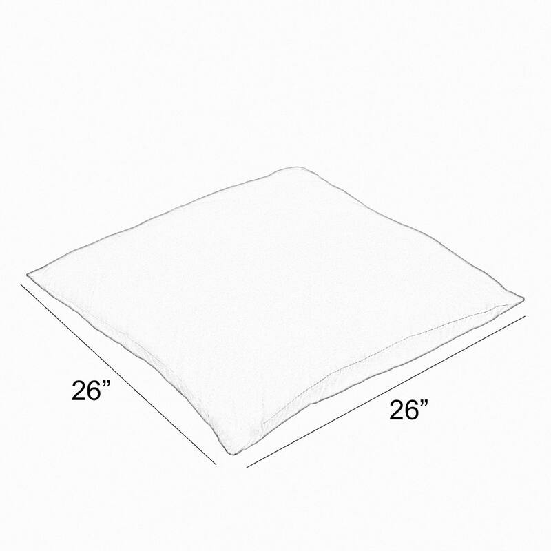 Sunbrella Spectrum Indigo Indoor/ Outdoor Floor Pillow (Set of 2) - 26 in x 26 in