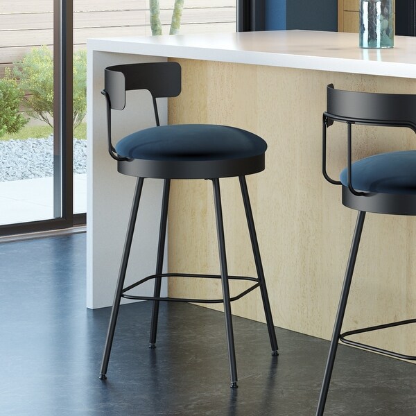 Amisco Monza Swivel Counter and Bar Stool