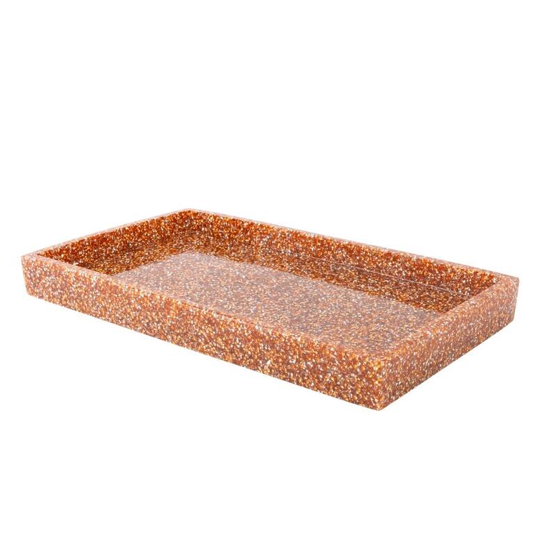 Sparkles Home Luminous Rhinestone Guest Towel Tray - Topaz