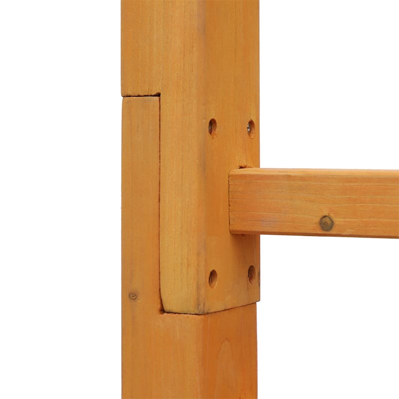 Outsunny Wooden Garden Arbor