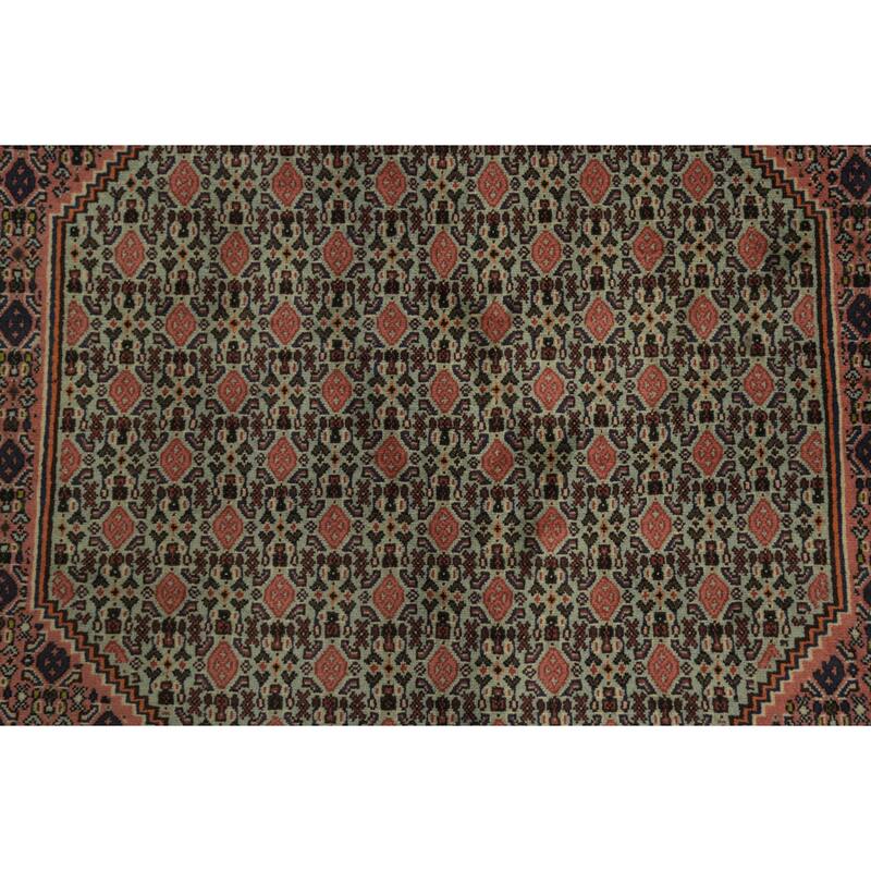 Hand Knotted Oriental 100% Wool Carpet Traditional Medallion Multi-Colored Bidjar Area Rug - 11' 6'' X 8' 2''