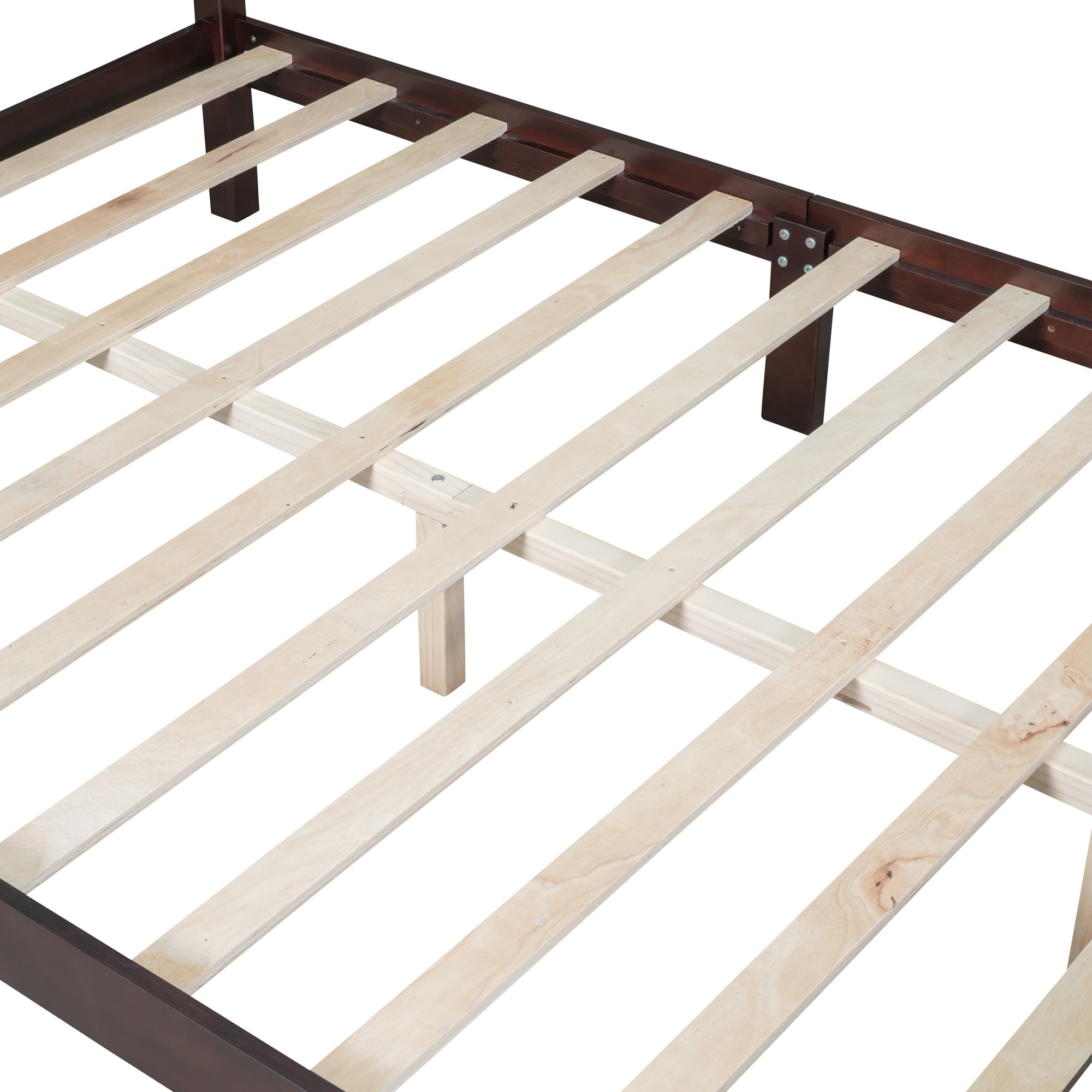 Queen Size Wood Platform Bed Frame Bed Bath & Beyond 38998361