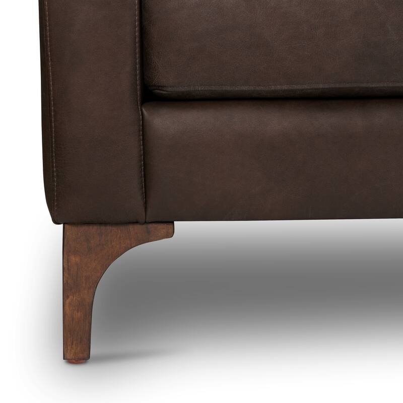 Poly & Bark Sorrento Sectional - Genuine Italian Leather
