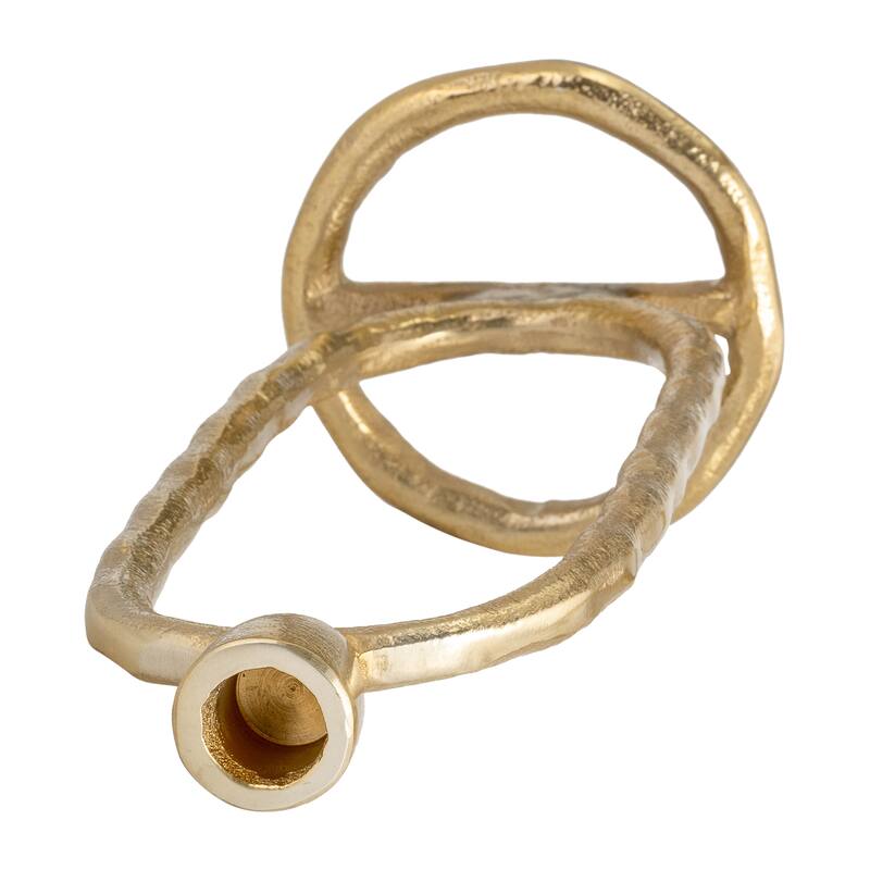 Sagebrook Home Oval Ring Taper Candle Holder