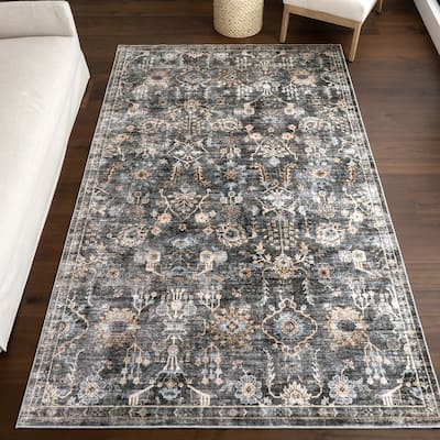 Nuloom Benica Multi Medallion Machine Washable Area Rug