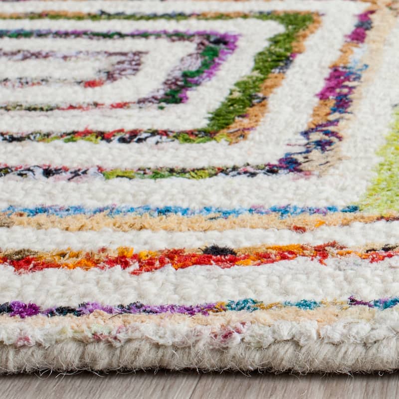 SAFAVIEH Handmade Nantucket Wibke Contemporary Cotton Rug