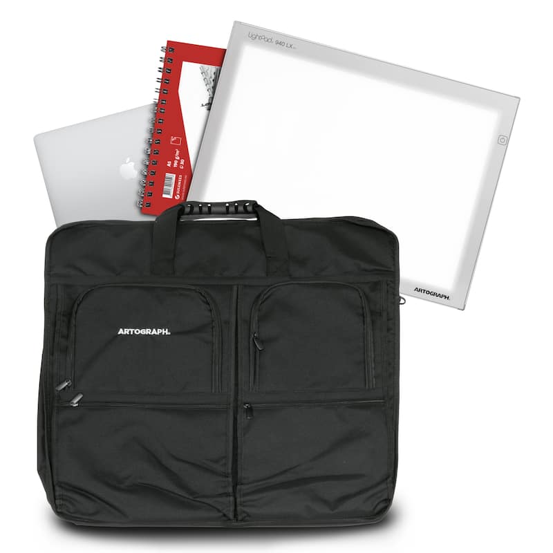 Artograph Messenger Bag for Laptop Lightpad or Art Supplies