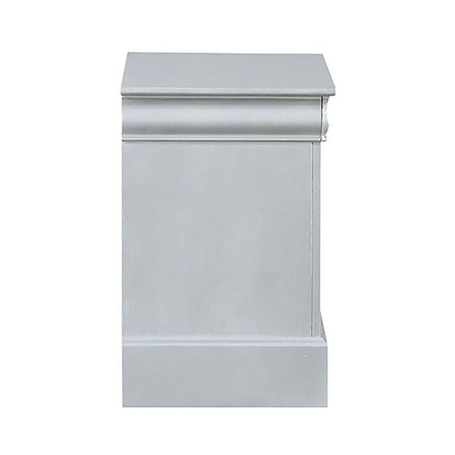 Cooper Platinum 2-drawer Nightstand
