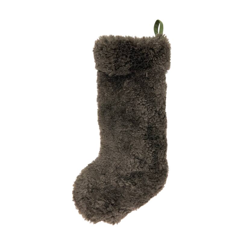 Cozy Delight Lamb Fur Stocking