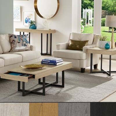 Eldersley Wood Finish Table with Drawer(s) by iNSPIRE Q Modern