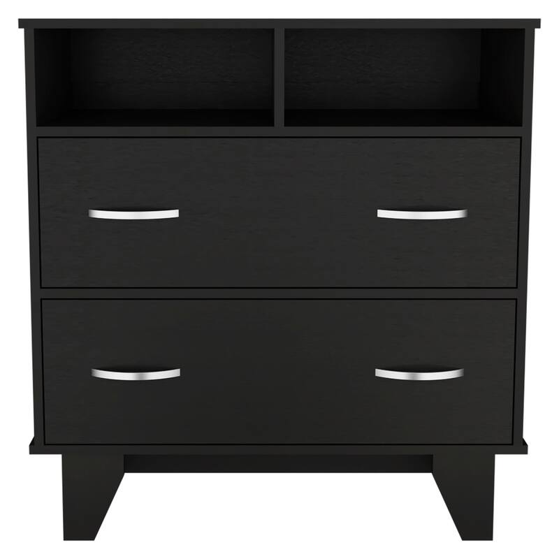 Portanova Two Drawer Dresser - Black