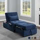 preview thumbnail 3 of 25, Daria 4-in-1 Convertible Futon Lounge Chair