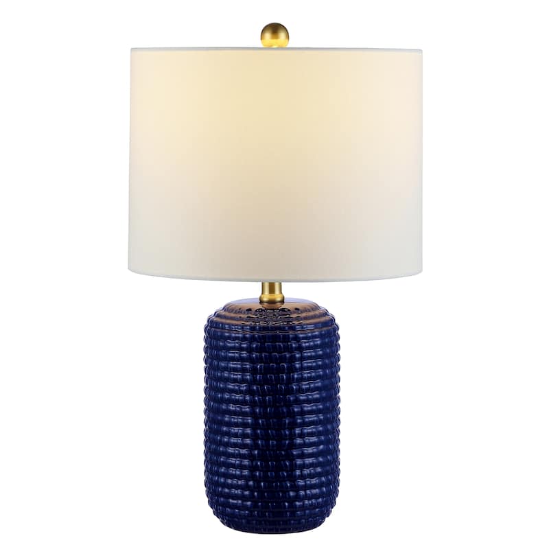 SAFAVIEH Lighting 22-inch Jace Ceramic Table Lamp (Set of 2) - 13" x 13" x 22"