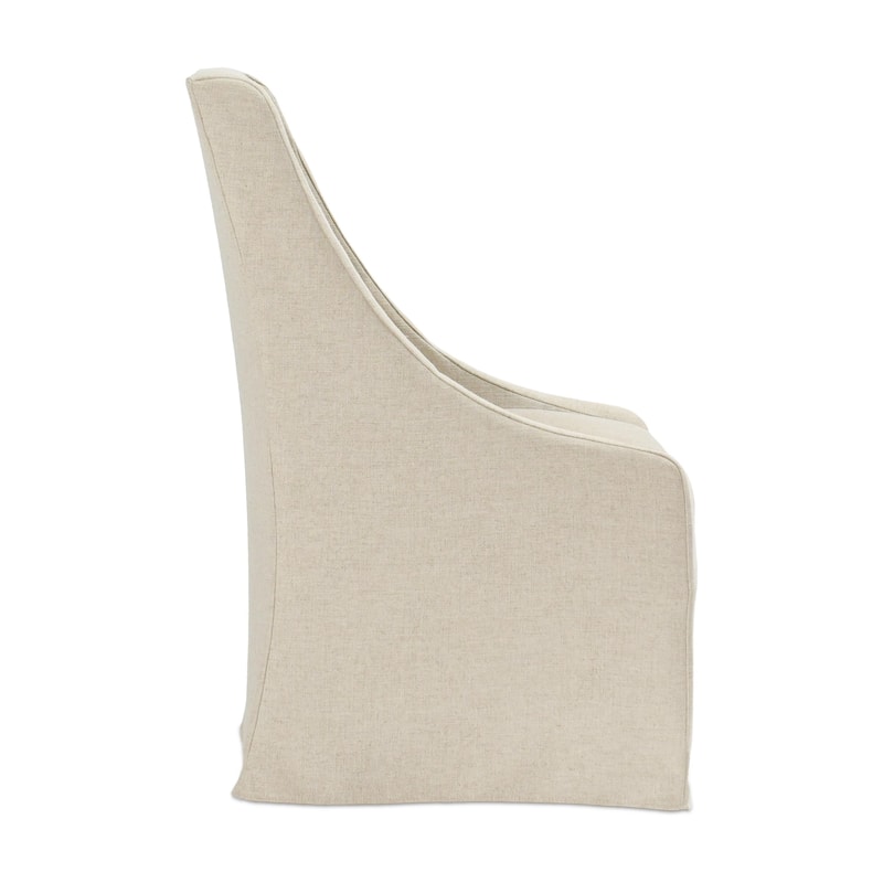 Classic Home Warwick Upholstered Rolling Dining Chair
