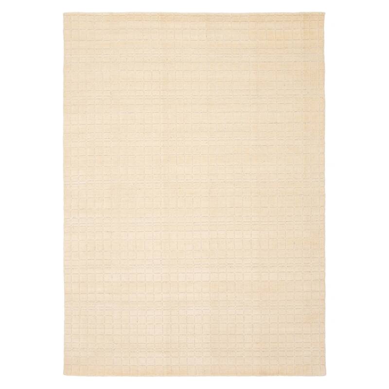 Kashkuli Gabbeh Cream Rug 5'4" x 7'7" - 5'4 x 7'7 - Cream - 5'4 x 7'7