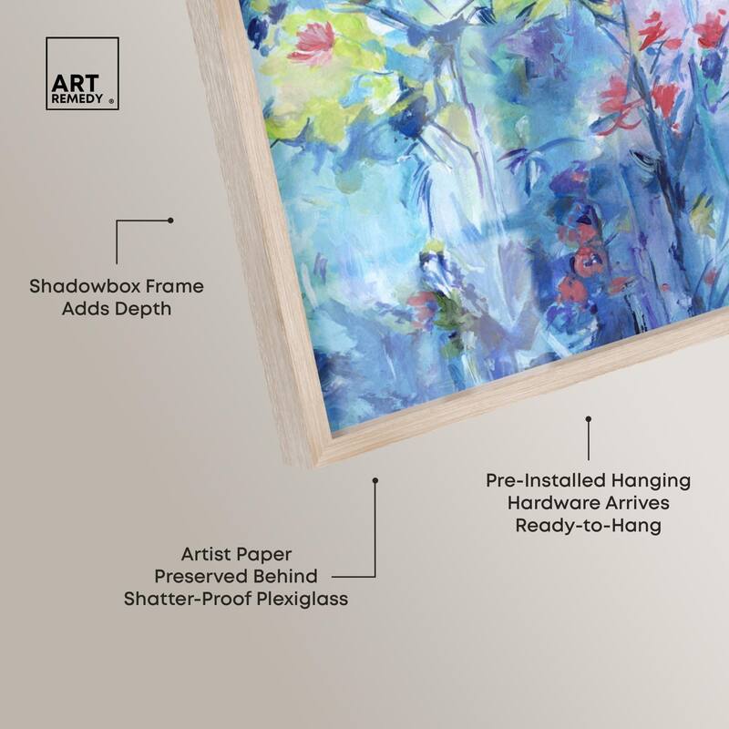 Heavenly Blue II Shadowbox by Art Remedy