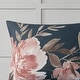 preview thumbnail 8 of 16, Madison Park Maia Navy Blush Floral Print 8-piece Cotton Comforter Set