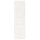 preview thumbnail 78 of 123, SAFAVIEH August Shag Veroana Solid 1.5-inch Thick Rug 2' x 11' Runner - White - Runner
